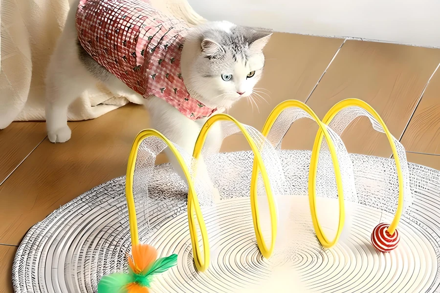 Cat Tunnel with Peek Holes