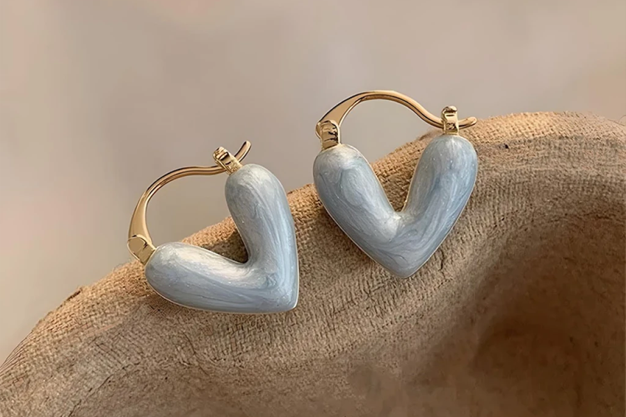 Luxury Heart Earrings